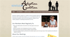 Desktop Screenshot of kentuckyadoptioncoalition.org